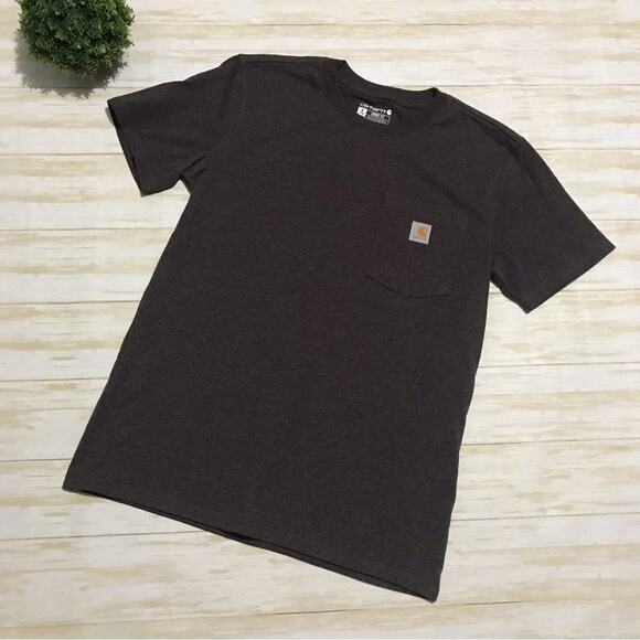 Carhartt‎ Heathered Purple Pocket Tee Women’s Size Small - Picture 1 of 2